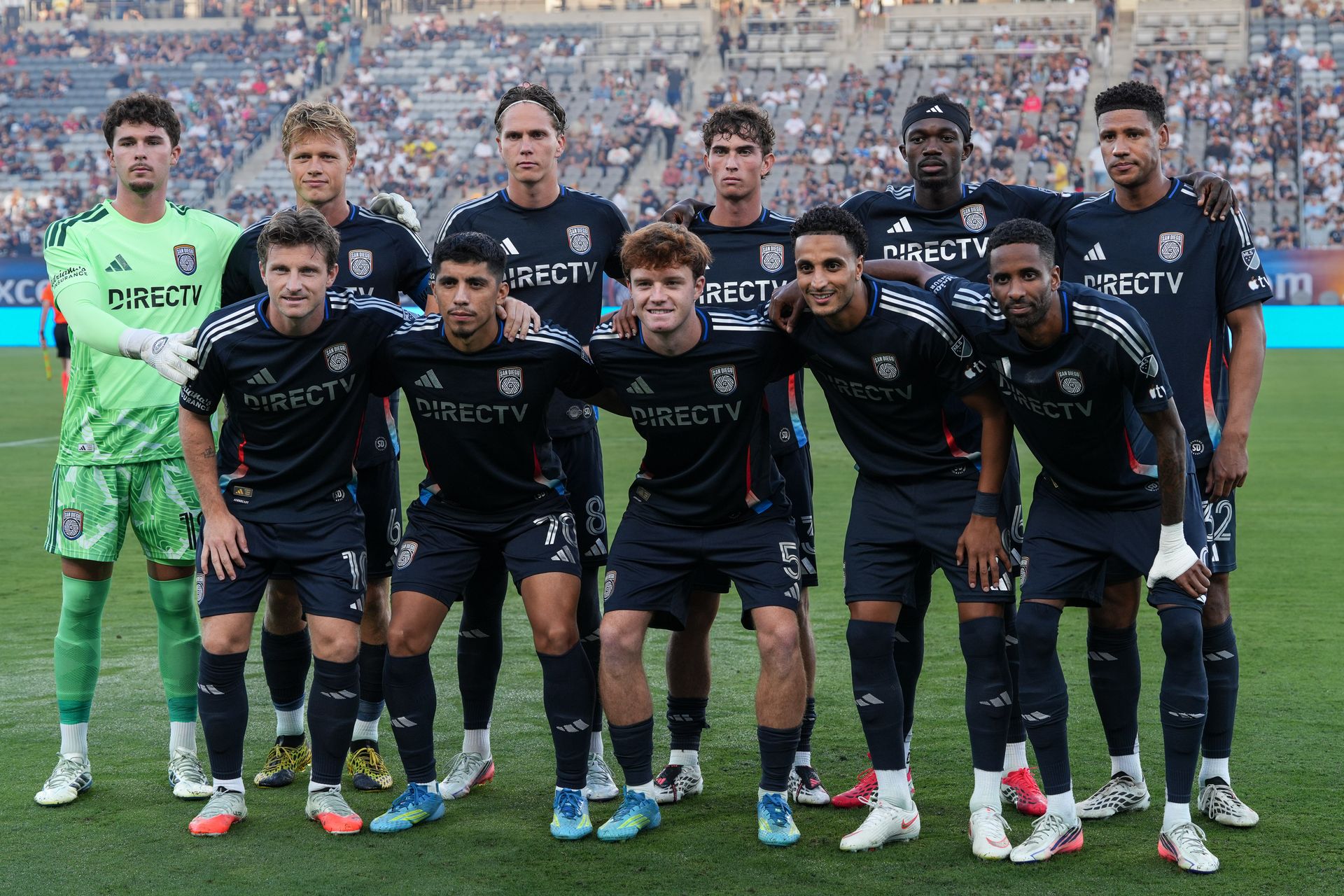 San Diego FC team photo before the MLS match against Philadelphia Union