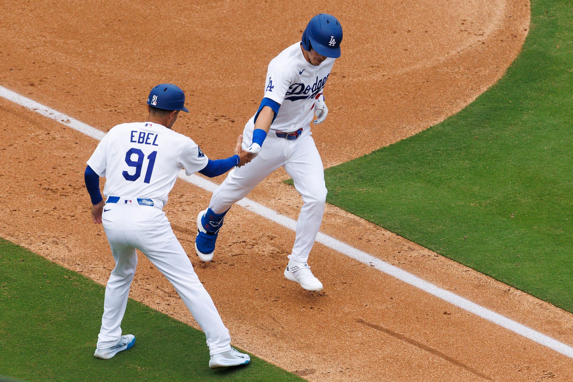 Tommy Edman #25 Hits a Home Run Against the Giants