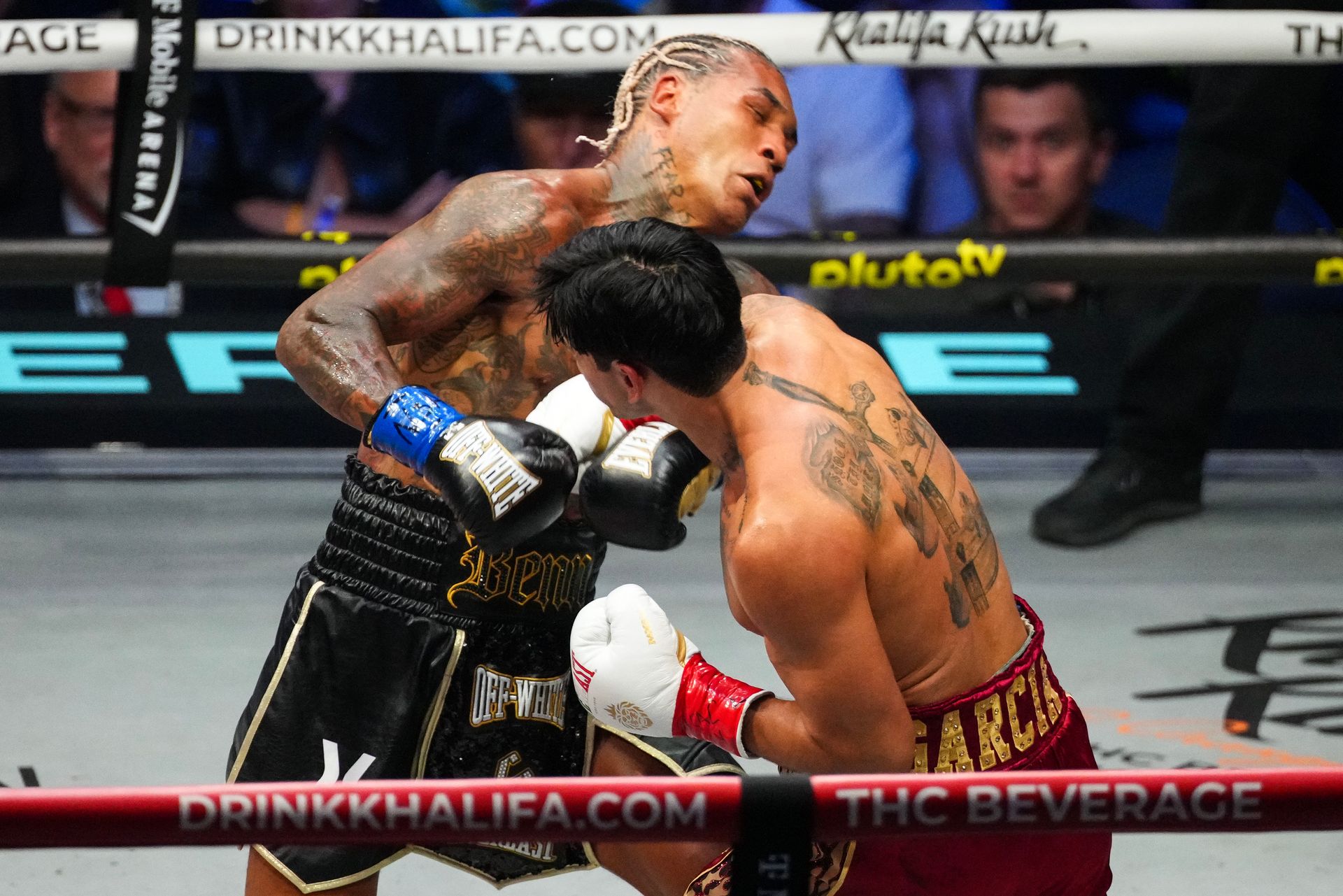Ryan Garcia's decisive right hand connects with Conor Benn