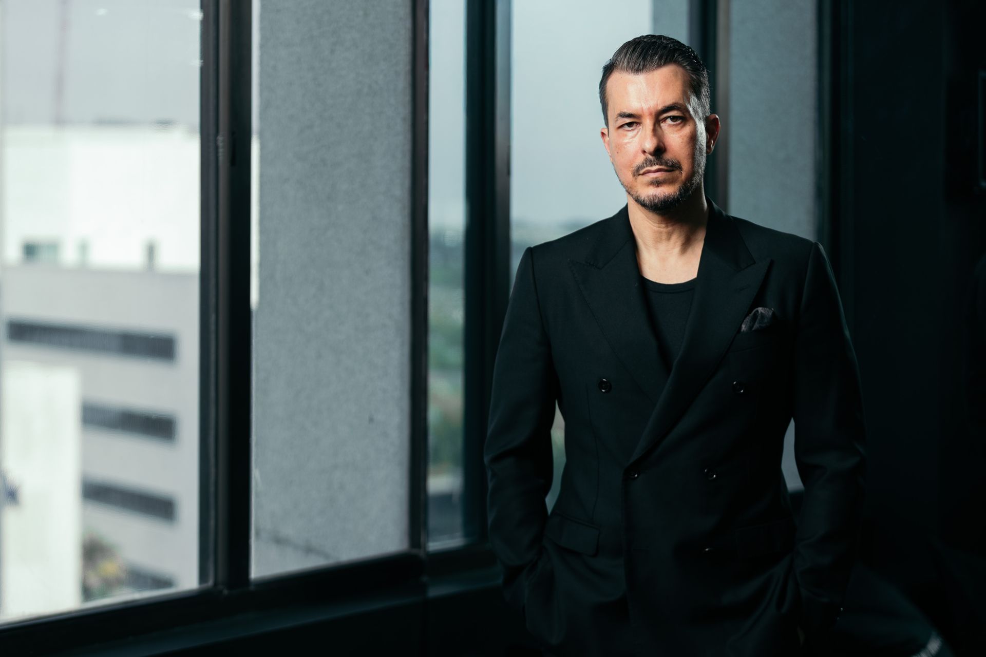 Jason Arasheben Overlooking Scenic Beverly Hills