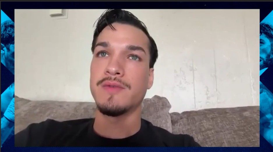 Brandon Figueroa addresses media about his upcoming title defense.