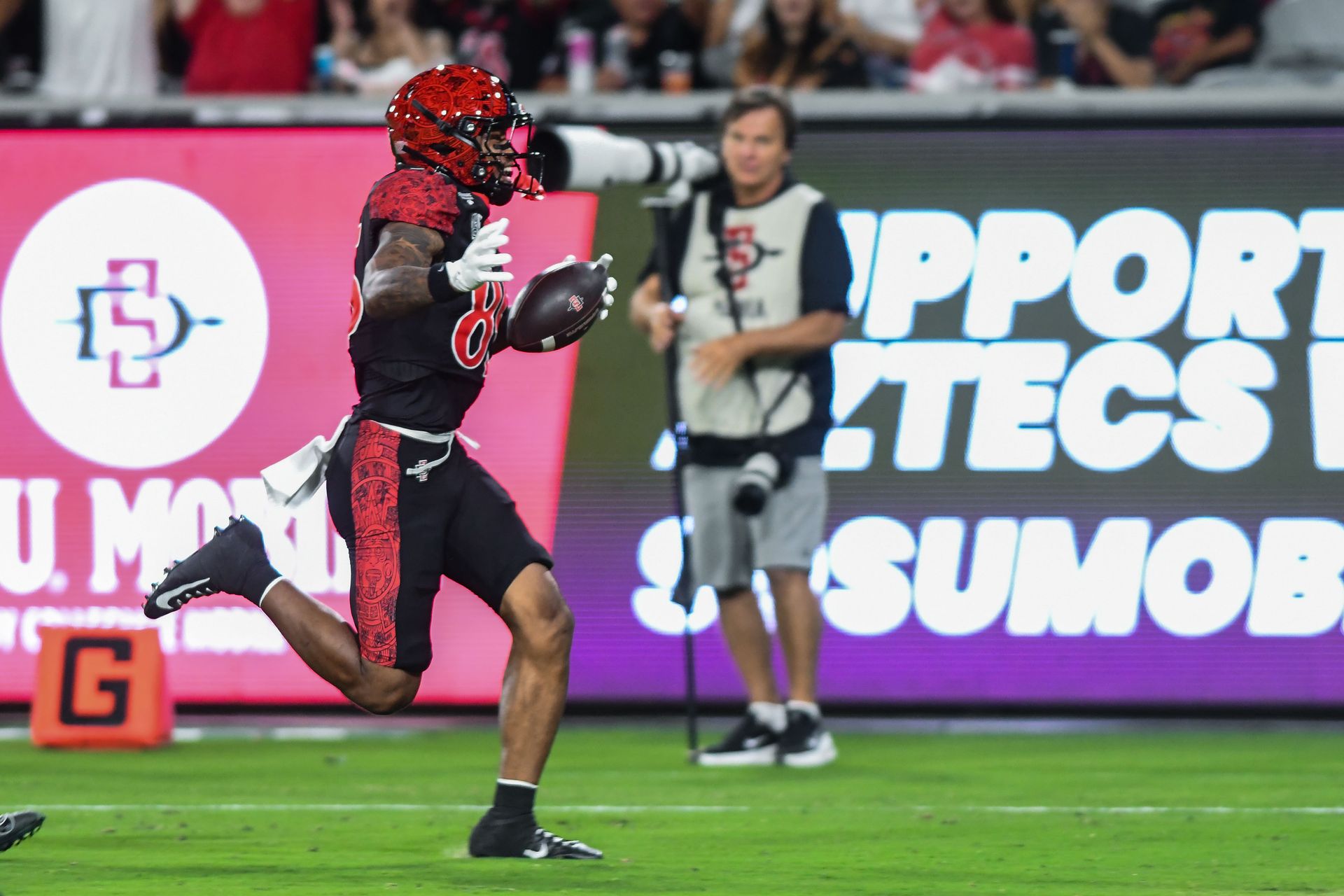 Justius Lowe secures another TD catch against Portland State