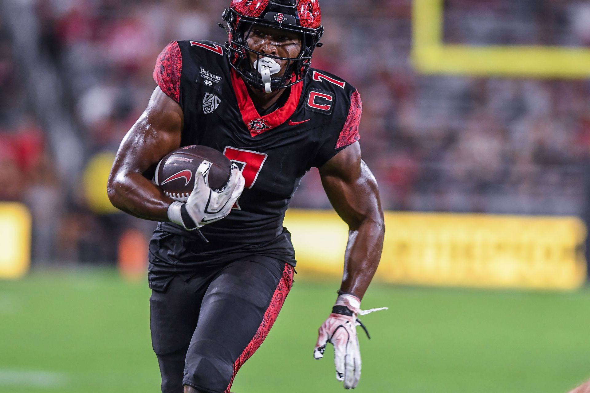 Lucky Sutton's rushing touchdown highlights SDSU's offense