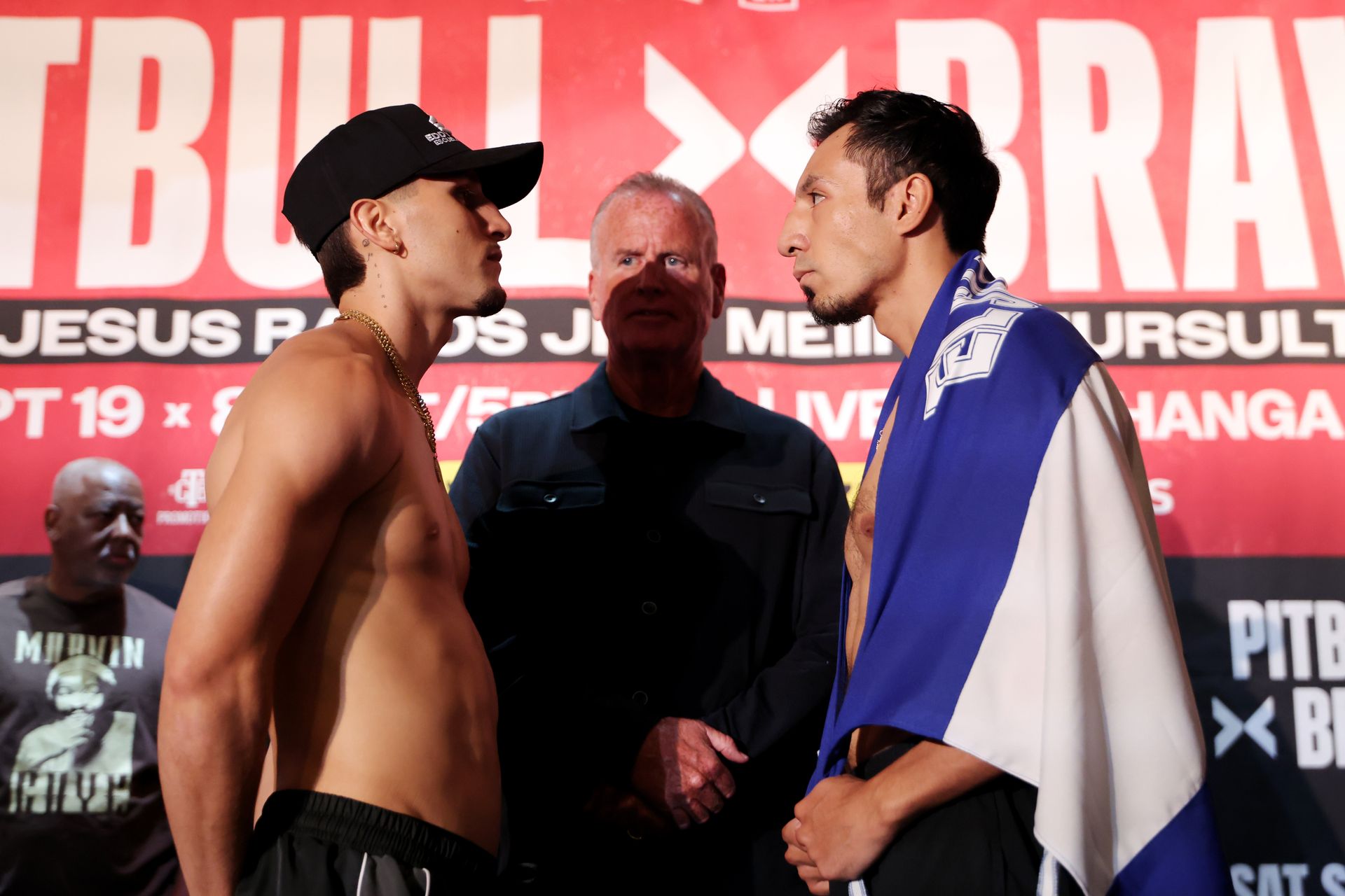 Marco Verde faces Guillermo Hernandez in pre-fight face-off