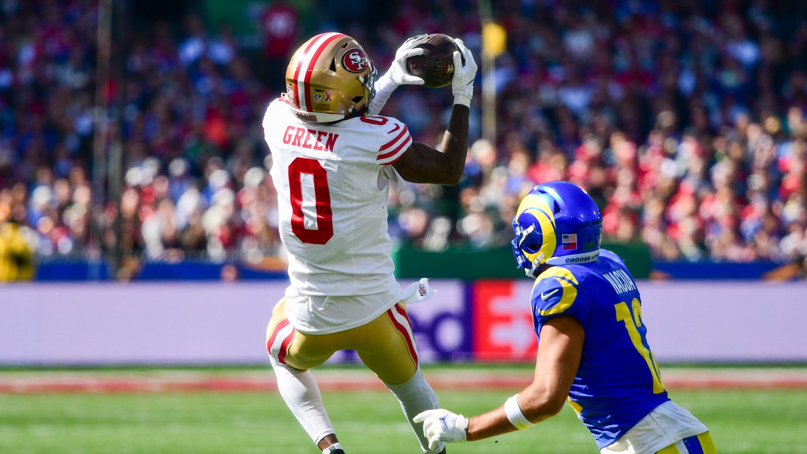 San Francisco 49ers dominate Los Angeles Rams in Melbourne, 27-7