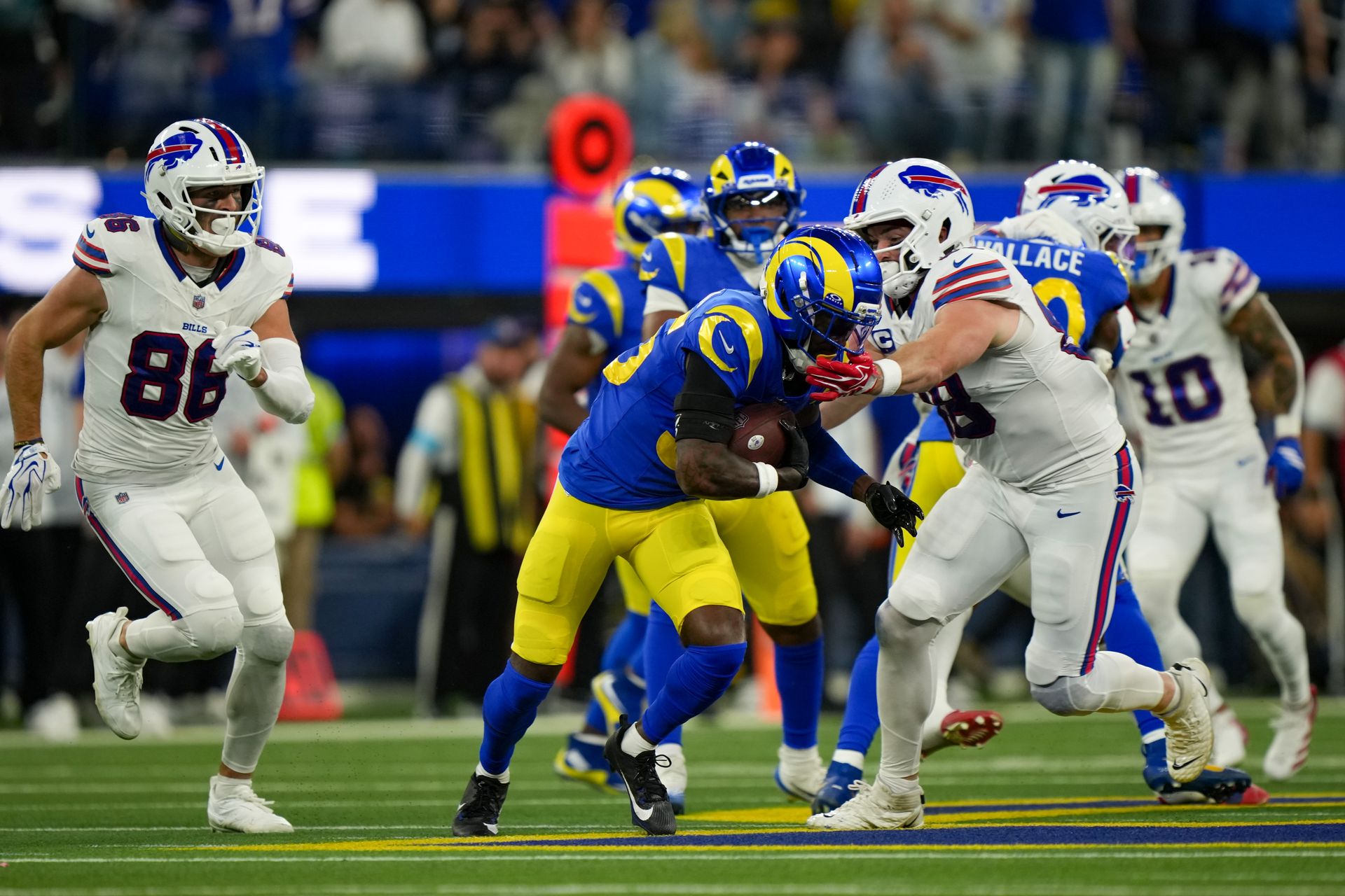 Jaylen Watson Returns an Interception Against Buffalo