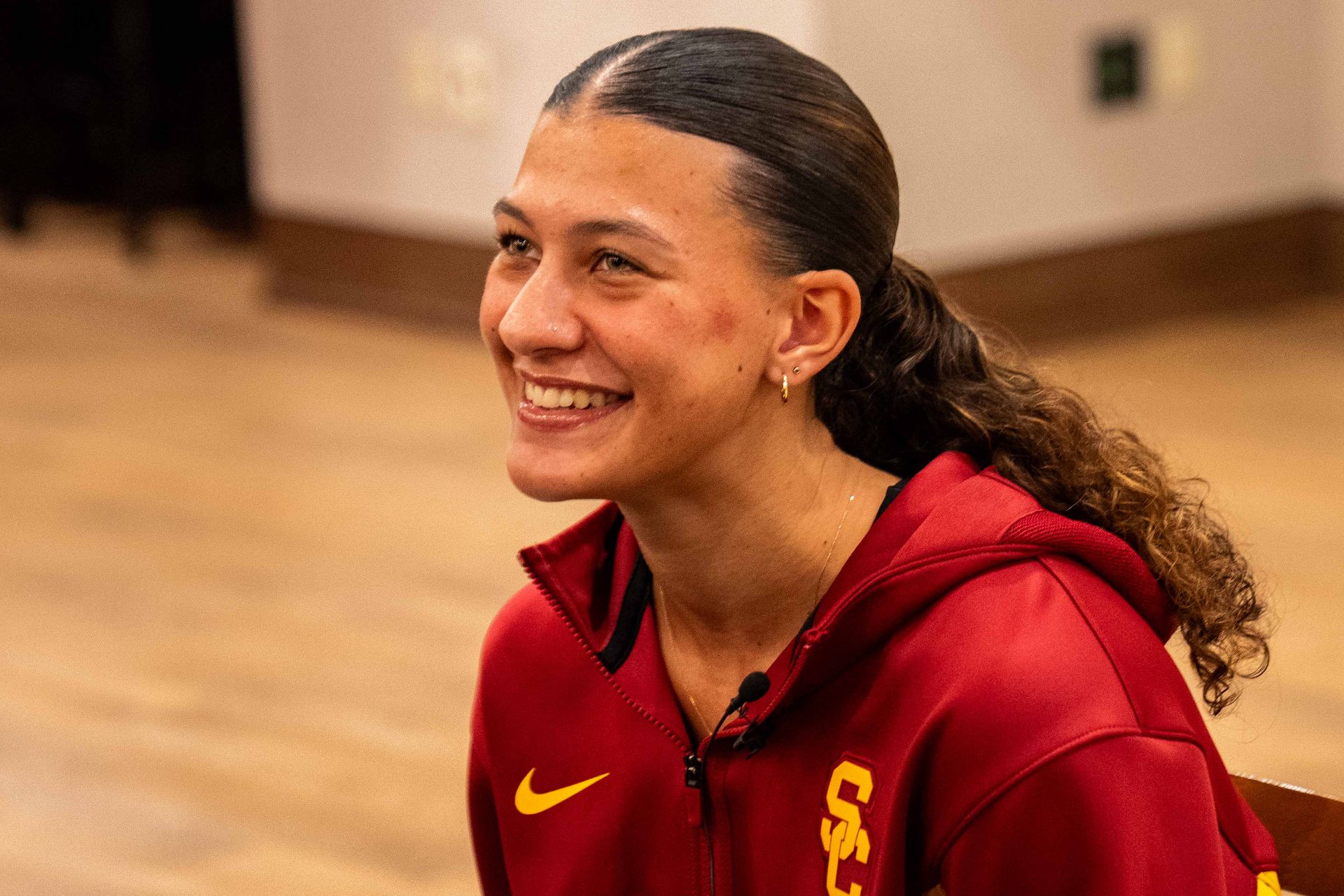 USC Guard Ryann Bennett at 2026 Media Day