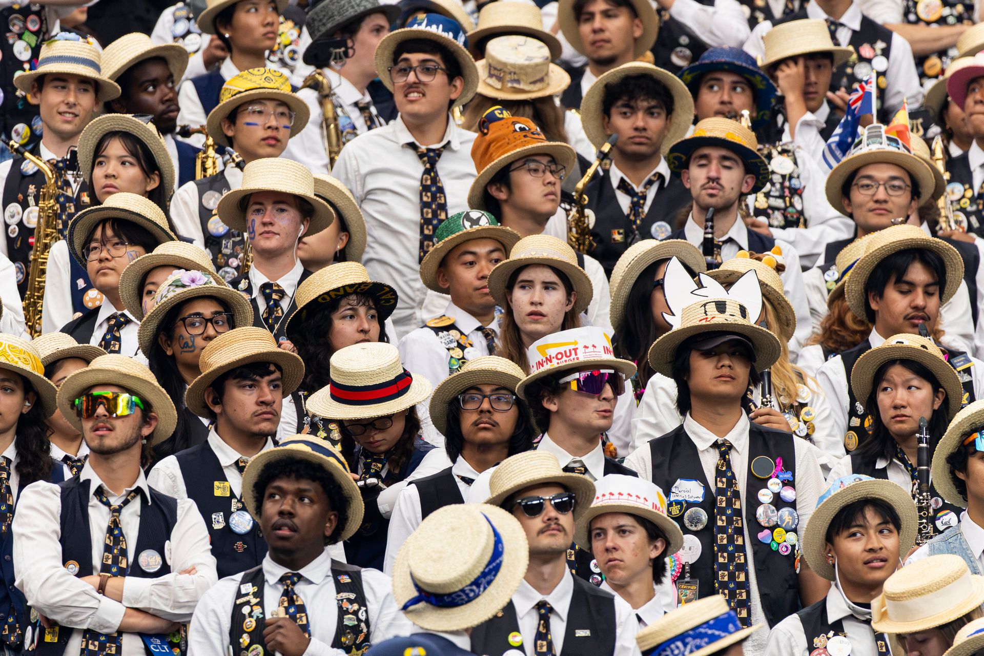 California Golden Bears band energizes the pre-game atmosphere
