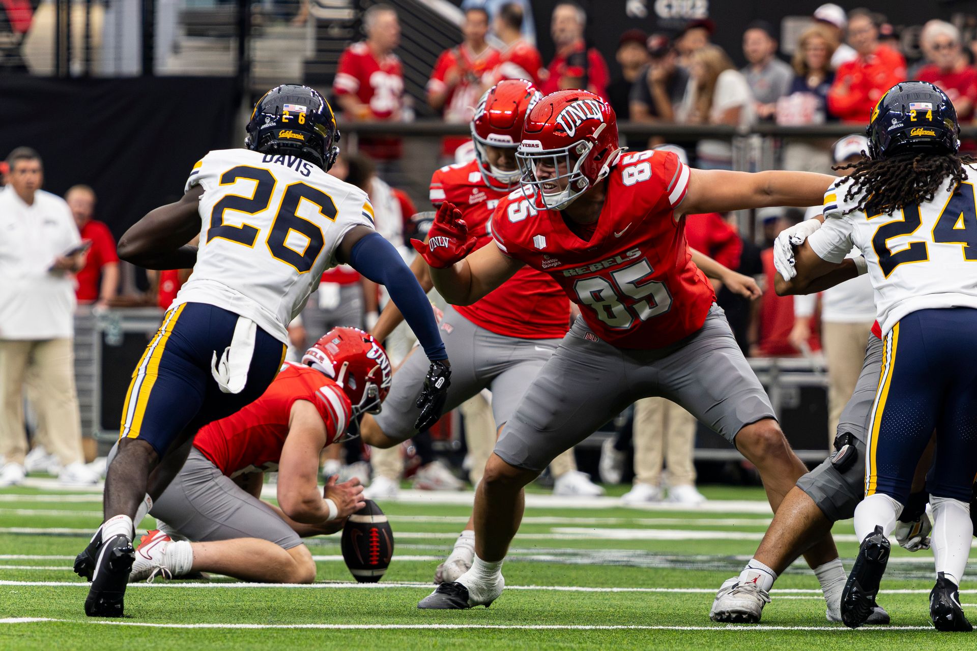 Matt Byrnes in defensive action during the second quarter