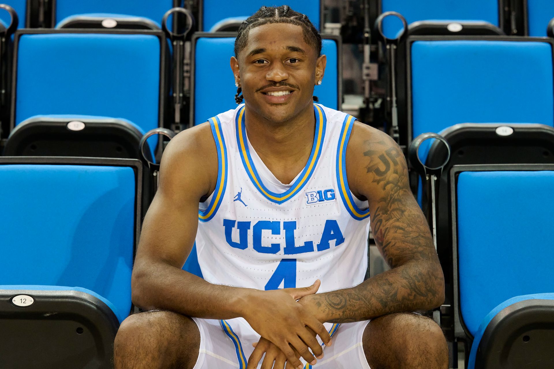 Jaylen Petty at UCLA Basketball Media Day, Oct 2026