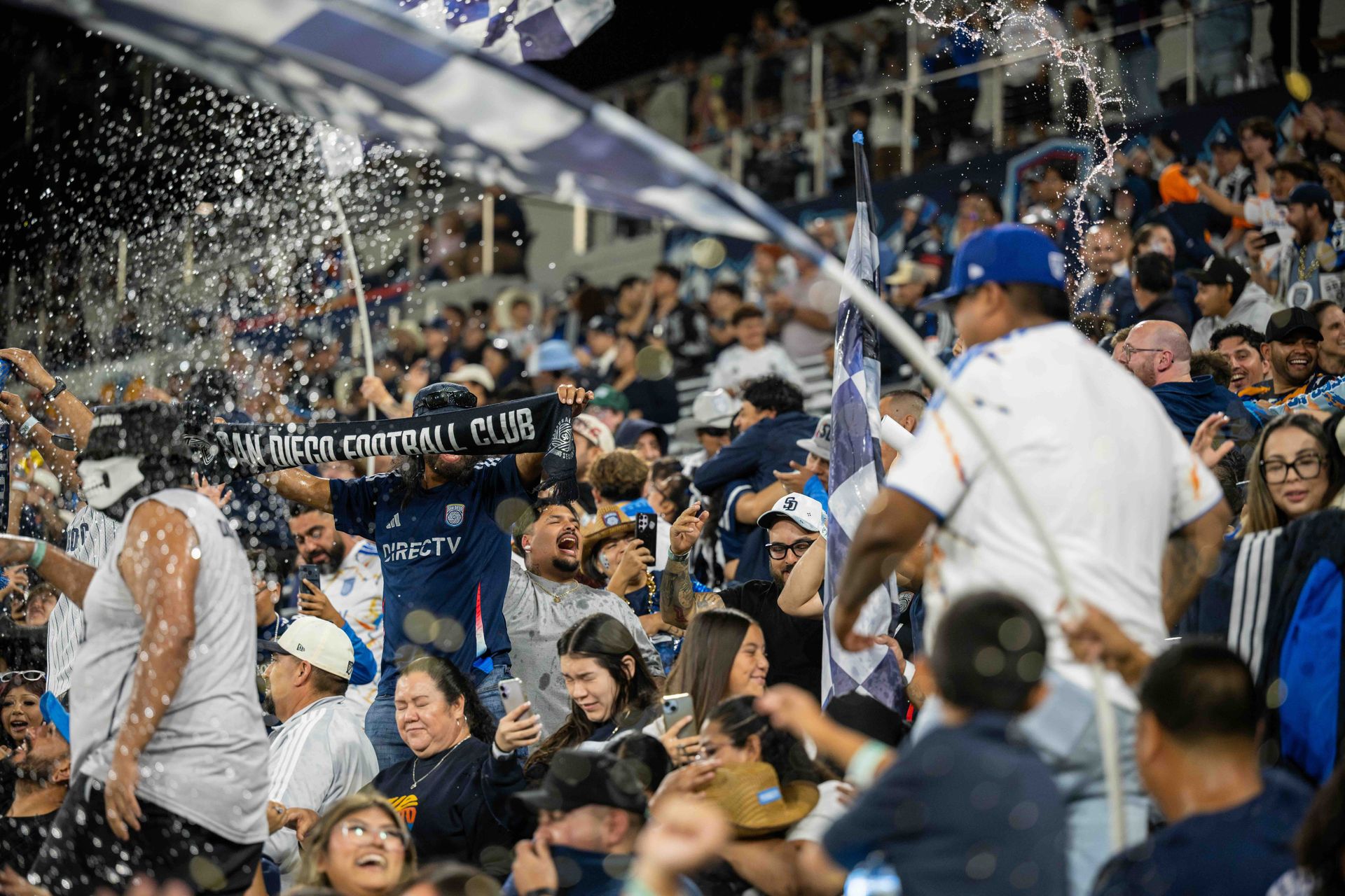 San Diego FC Fans Celebrate a Goal
