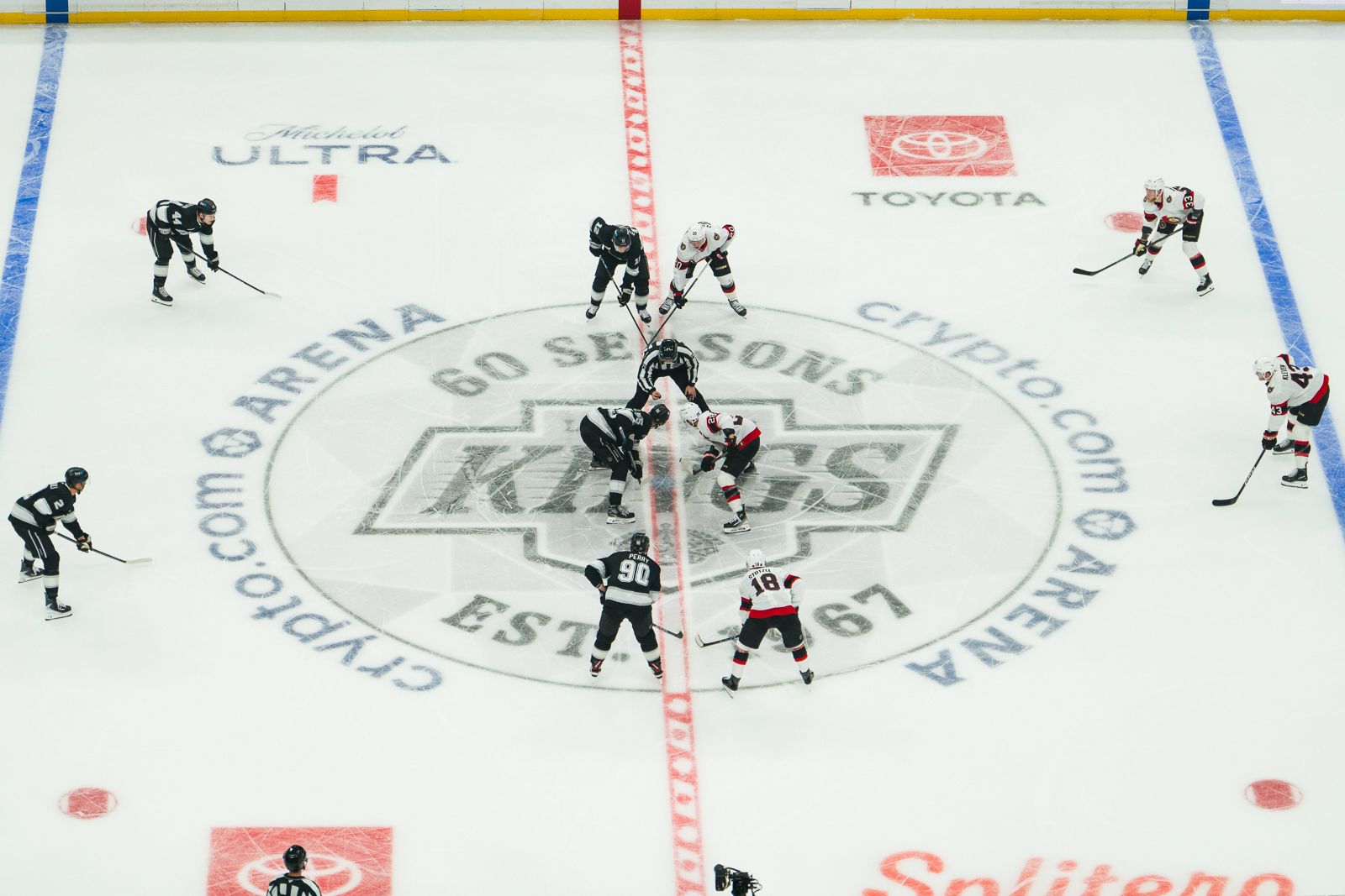 Kings and Senators meet for a faceoff