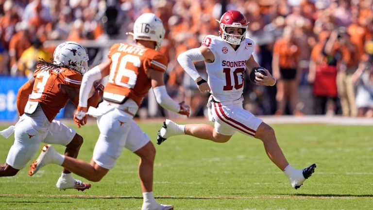 4. Texas Rolls in Red River Rivalry